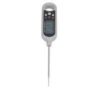 Ejoyous Termometro per Alimenti a Penna, Termometro per Carne Digitale in Acciaio Inossidabile ABS con Sonda, Calibrazione Lettura Chiara Batteria 3V CR2032, per Cottura di Liquidi per Frittura per