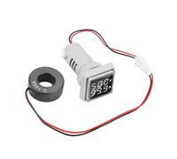 Ejoyous Tester di Tensione Digitale a LED, Indicatore del Misuratore di Corrente con Ampio Intervallo di Misurazione 0-100A, Installazione Facile, Display Trasparente, Adatto per Varie Applicazioni