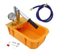 Ejoyous Tester per Pompa Idrostatica, Pompa di Prova Manuale della Pressione Dell'acqua per Sistemi Idraulici con Manometro, Impugnatura Allungata da 30 Cm per Prove della Pressione