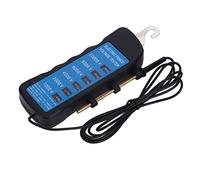 Ejoyous Tester per recinzioni, 1000 - 10000 V, 6 livelli, tester di tensione portatile, tester di corrente per aziende agricole, casa, giardino