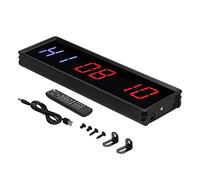 Ejoyous Timer a Intervallo a LED, Telecomando, Cronometro, Conto alla Rovescia per la Palestra di Casa Fitness, Adatto all'allenamento di Gruppo o all'esercizio Fisico Individuale