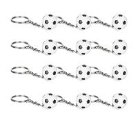 Ejoyous Tornari a Pallone da Calcio, Mini Ciondolo Bianco per la Decorazione dello Zaino, Popolare tra gli Appassionati di Sport e i Bambini, il Design del Calcio Realistico, i più Usi, i Fatti in