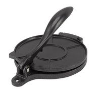 Ejoyous Tortilla Press, Taco Press Tortilla Pressa in Alluminio Pasta Pressa Pasto per la Tortilla per la Preparazione di Cappelle per Pizza (20 cm Nero)