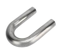 Ejoyous Tubo di Scarico a Forma di U in Acciaio Inossidabile, Tubo di Scarico con Curva a U in Acciaio Inossidabile 304 Diametro 1,75 Pollici Raggio di Curvatura di 180 Gradi per