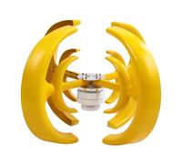Ejoyous Turbina Eolica, Generatore Eolico in Acciaio Legato e Plastica 1200W Rotore Esterno a 4 Pale, Avviamento 2m/s 12m/s Nominale 0.9m per di Alimentazione Ibrido per Terrazza di Barche