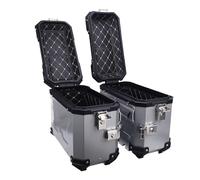 Ejoyous Valigia Laterale per Moto, Scatola per Borsa Laterale in Lega di Alluminio da 28 Litri, Impermeabile e per Casco e Bagaglio, Adatta Alla Maggior Parte delle Motociclette