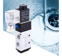 Ejoyous Valvola del Solenoide NPT, Sigillatura, Prestazioni di Lunga Durata, Progettazione Versatile Migliore Gestione dell'aria, Efficienza Compatta con qualità Premium, modello: 4v210-08 (DC24V)