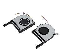 Ejoyous Ventola di Raffreddamento GPU Ventola di Raffreddamento CPU Portatile Lega di Alluminio Connettore a 4 Pin Alta Dissipazione del Calore Set Doppio Ventilatore per TUF FX505 FX505GE FX505GM