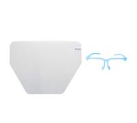 Ejoyous Visiera per Visiera, Visiera Integrale Trasparente Resistente Alla Maschera per il Viso Odontoiatrica Professionale Visiera Dentale Protettiva Staccabile per Attività Quotidiane e Lavoro(Blu)