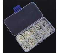 Ejoyous Viti Ad Alta Sicurezza Kit Rondelle Dadi in Nylon 270 Pezzi M3 M3.5 M4 M5 Assortimento Elementi di Fissaggio Filettati di Precisione per Riparazioni Interne Apparecchiature Elettroniche (#1)