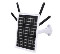 Ejoyous Wlan Router Solar, 4G LTE Router Wi-Fi6 Modemrouter Outdoor Wlan Amplificatore Range Extender per Esterno, per Campeggio Area Esterna (Antenne bianche)