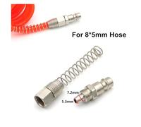 EJPPDHCO Raccordo Pneumatico for compressore d'Aria Standard Europeo EU Euro Tipo Adattatore accoppiatore connettore accoppiamento rapido Linea Aerea SMPMSFPFSH(PP for 8X5 Tube)