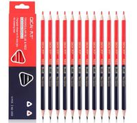 EJRUP 12 Pezzi Gesso da Sarta Bicefalo, Matite per Sarto, Gesso per Stoffa Gesso per segnare Cucito,Tessuto cancellabile per Sartoria, Cucito, Tessuto