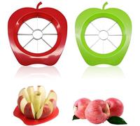 EJRUP 2 Pezzi Taglia Mele,Levatorsoli Taglia Mela Spicchi Acciaio Inox,Pela-Sbuccia Mela,Affettatrice di mele e carotatore, Frutta Apple Slicer Cutter,Mela o Pera Core per la Casa e la Cucina