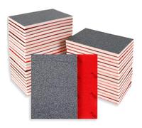 EJRUP 24 Pezzi Spugna Abrasive Grana 3000, Spugne Abrasive da Fine a Grossa, Paglietta Abrasiva Carta Vetrata per Legno, Muro, Carrozzeria, Ferro, Plastica