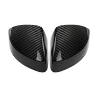EJUOYO Calotte Specchietti per A3 S3 8V RS3 2013 2014 2015 2016 2018 2017 2019 Copri Specchietti Laterali Posteriori in ABS Nero Lucido di Ricambio(Carbon Pattern)