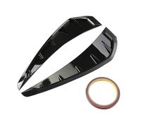 EJUOYO Decorazione Laterale Parafango Misura per Honda Civic 2016-2022 Parafango per Auto Prese d'Aria Laterali Parafango Kit di stampaggio del Flusso d'Aria Adesivo d'Aria Presa d'Aria(Glossy Black)