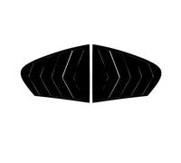 EJUOYO Griglia lunotto Posteriore Adesivo per la Copertura del finestrino Laterale Posteriore dell'auto, Adatto per BMW Serie 5 F10 525i 530i 2011 2012-2017 Spoiler Posteriori Auto(Glossy Black)