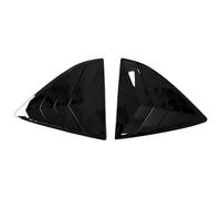 EJUOYO Griglia lunotto Posteriore Adesivo per la Copertura del finestrino Laterale Posteriore dell'auto, Adatto per Nissan Versa Sedan 2013-2018 Spoiler Posteriori Auto(Gloss Black)