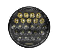EJUOYO Luce Notturna per Motocicletta Adatto per Harley Sportster 1200 883 Street 5-3/4 Proiettore Faro Rotondo da 5,75 Pollici Halo Angel Eyes Faro LED Luci per motociclette(Ice Blue)
