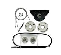 EJUOYO Pulsantiera Alzacristalli Kit di Riparazione per Porta Scorrevole elettrica Lato Sinistro Adatto per VW T5 Transporter Multivan Caravelle in Poi Alzacristallo(T5LS)