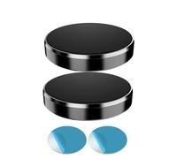 EJUOYO Soporte Movil Coche Supporto Telefono Auto Supporto magnetico per telefono da auto, supporto magnetico universale da attaccare al cruscotto dell'auto, parete(2pcs Black)