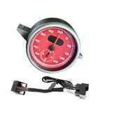 EJUOYO Telaio Adattatore Adatto per Porsche 911 991 Cruscotto Cronometro Sport Chrono Pannello Strumenti Copertura Centrale Accessori Elettronici Telaio Autoradio(Red)