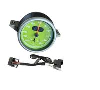 EJUOYO Telaio Adattatore Adatto per Porsche 911 991 Cruscotto Cronometro Sport Chrono Pannello Strumenti Copertura Centrale Accessori Elettronici Telaio Autoradio(Green)