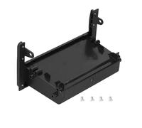 EJUOYO Telaio Adattatore Kit di Rivestimento per Pannello Radio Stereo DIN Singolo, Pannello Audio, Montaggio su Telaio per Auto con Vano Portaoggetti, Pannello del Cruscotto Telaio Autoradio