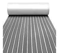 EJvkrbtx Tappetino for Barca in Schiuma Eva Tappeto Marino Autoadesivo Antiscivolo Marrone Grigio Taglie Multiple(Gray,240X60CM)