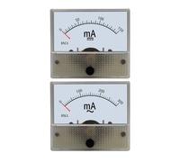 EJvkrbtx Transparent Plastic Analogue Ammeter Panel Meter | 85C1 DC 85L1 AC 1-1000mA Current Testing: Lab Domestic Marine Circuit Testing(85L1 AC,2mA)