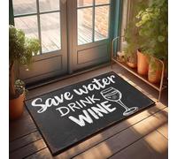 EJXN Cutecore - Zerbino per risparmiare acqua, bere vino, super assorbente, caldo e confortevole, con retro antiscivolo, per cucina e ingresso esterno (50 x 80 cm)