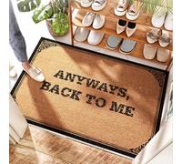 EJXN House Wet Welcome Mat - Anyways, Back To Me | Porta personalizzata/imbottito, tappeto da esterno per porta d'ingresso, per cucina floreale, porta patriottica (65 x 90 cm)