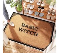 EJXN Tappeto d'ingresso Music Basic Witch - assorbente a secco | Porta d'ingresso per porta d'ingresso/porta occidentale - Zerbino per ingresso di casa, fango e porta d'ingresso all'aperto (50 x 80 cm