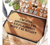 EJXN Zerbino estivo per ingresso 4 luglio con scritta "I'm Not Arguing I'm Explaining Why I'm Right", decorazione da cucina con anguria, antiscivolo, per interni, 50 x 80 cm