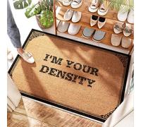 EJXN Zerbino rustico con anguria, decorazione per la cucina, porta estiva I'm Your Density - Interno porta d'ingresso, tappetino extra large per esterni e fango, porta semicircolare e vasca da bagno a