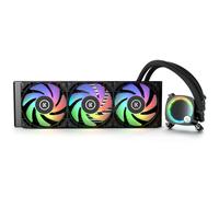 EK Water Blocks Nucleus AIO CR360 Lux D-RGB Processeur Refroidisseur de liquide tout-en-un 12 cm Noir 1 pièce(s)