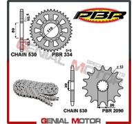EK1230G Kit Catena Corona Pignone 17 46 530 PBR TRIUMPH THUNDERBIRD 1995 > 1998