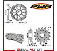 EK1336G Kit Catena Corona Pignone 15 / 39 / 525 PBR DUCATI MONSTER DIESEL 2013