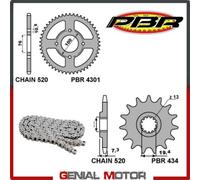EK1748 Kit Catena Corona Pignone 15 43 520 PBR SUZUKI VL INTRUDER 2000 > 2004