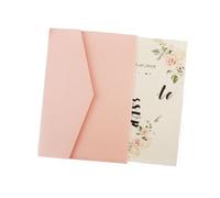 EKalgretrA Biglietto Matrimonio 1pcs Fold Wedding Invitation Card Greeting Invite With Envelope(Color 8)
