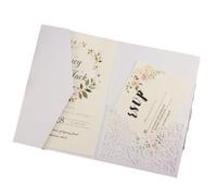 EKalgretrA Biglietto Matrimonio 1pcs Fold Wedding Invitation Card Greeting Invite With Envelope(Color 3)