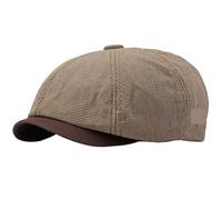 EKalgretrA Cappellino da Venditore di Giornali Berretti Primavera Estate for Uomo Donna Pittore Cappello Berretto Ottagonale Piatto Scozzese Maschio Femmina(Khaki)