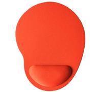 EKalgretrA Mousepad Con Supporto Polso Tappetino for mouse ergonomico con poggiapolsi Comodo supporto for il polso for antiscivolo PC Laptop Computer Gamer for in tinta unita morbido(Orange)