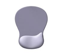 EKalgretrA Mousepad Con Supporto Polso Tappetino for mouse ergonomico con supporto for poggiapolsi in gel Comodo tappetino for da gioco for base in PU antiscivolo(Purple)