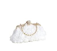 EKalgretrA Pochette 3D A Fiori Donna Elegante Clutch Borsa for abito da damigella d'onore for banchetto, borsa for gioielli con diamanti, cheongsam a mano croce diagonale una spalla
