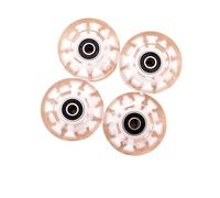 EKalgretrA Ruote in Linea Ruote for Pattini a rotelle Luminose da 4 Pezzi con Cuscinetti Adatte for Pattinaggio a Doppia Fila e Skateboard(Color 4)