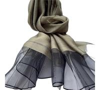 EKalgretrA Sciarpe Per Stagione Calda Sciarpa lunga da donna in seta di gelso, scialle leggero primaverile autunnale, elegante accessorio lusso, tinta unita versatile