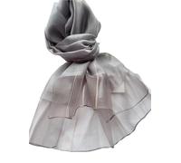 EKalgretrA Sciarpe Per Stagione Calda Sciarpa lunga da donna in seta di gelso, scialle leggero primaverile autunnale, elegante accessorio lusso, tinta unita versatile
