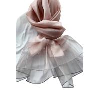 EKalgretrA Sciarpe Per Stagione Calda Sciarpa lunga da donna in seta di gelso, scialle leggero primaverile autunnale, elegante accessorio lusso, tinta unita versatile